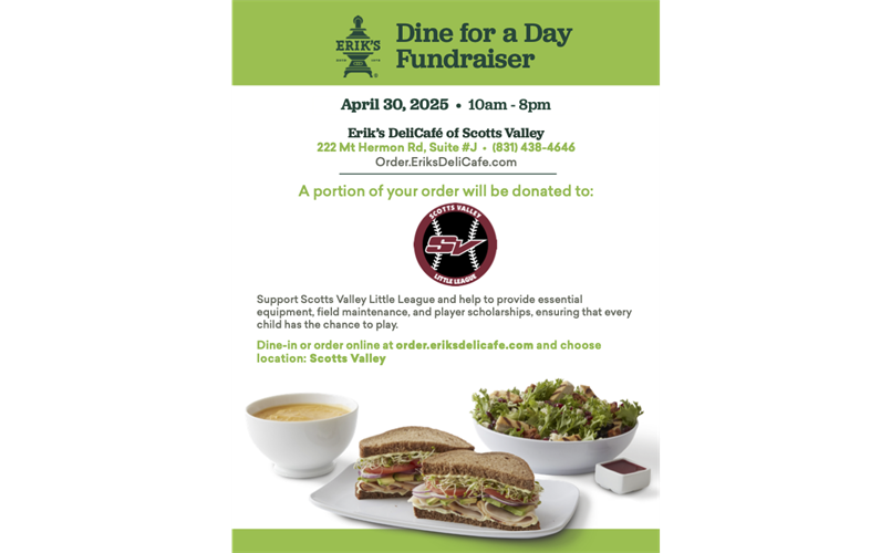 Erik's Deli Dining Fundraiser Day!